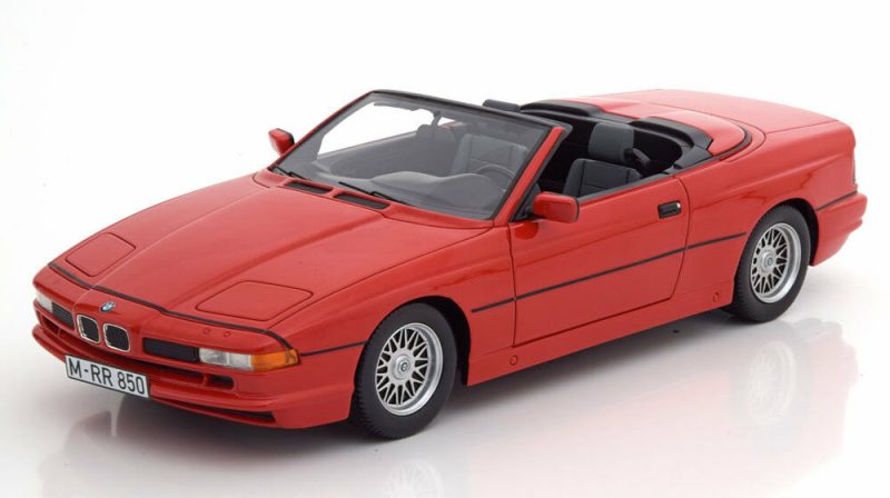 118 Schuco BMW 850i Convertible red