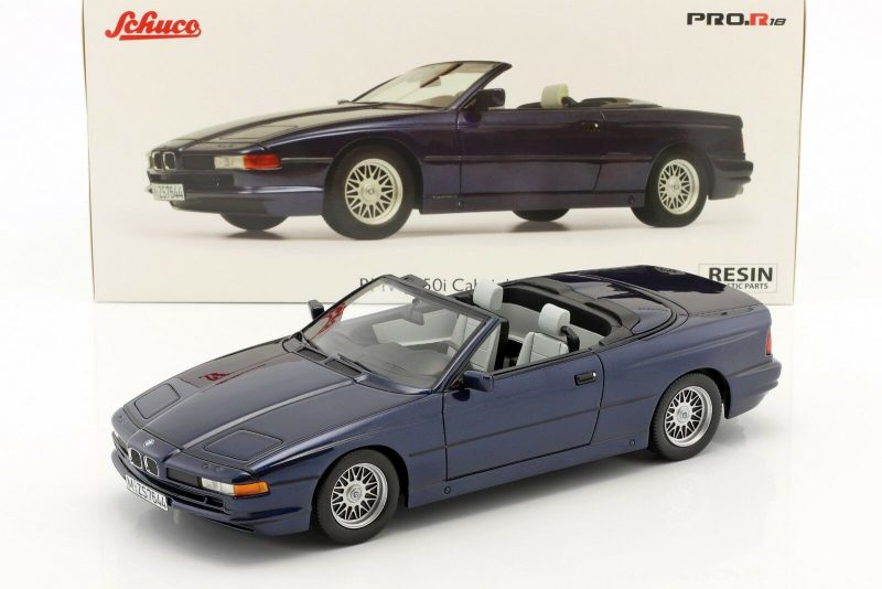 BMW 850 Ci Cabriolet Blue LE1 500 1 18