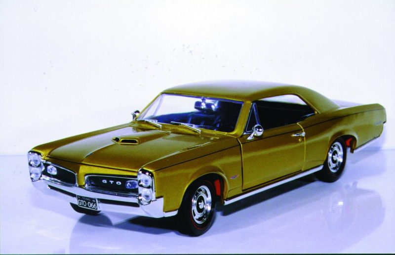 Ertl 66 Pontiac GTO Tiger gold also in black