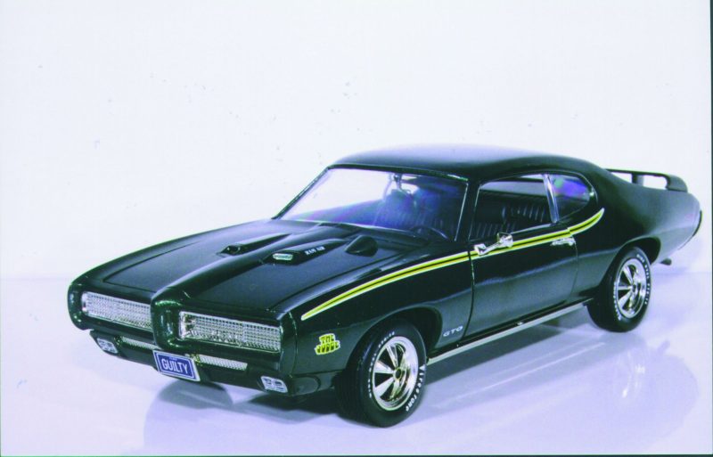 Ertl 69 Pontiac GTO Judge midnight green