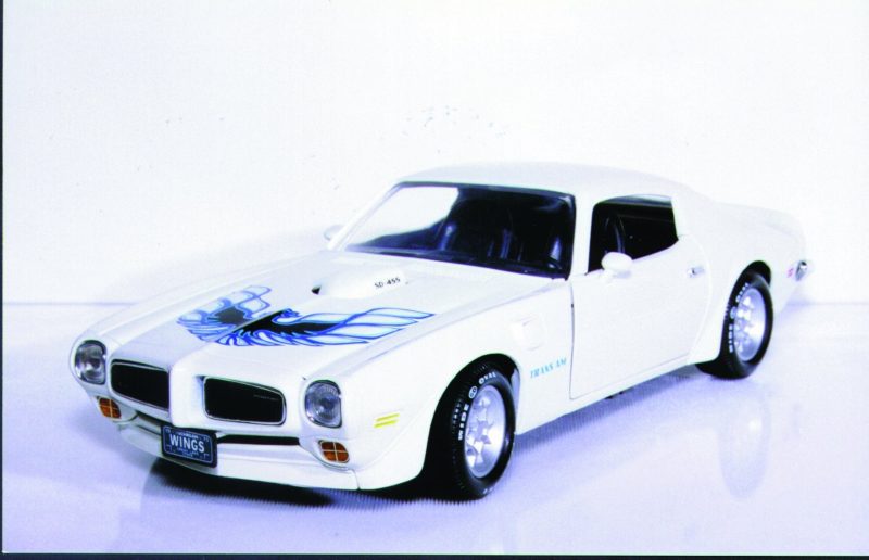 Ertl 73 Pontiac Firebird Trans Am white