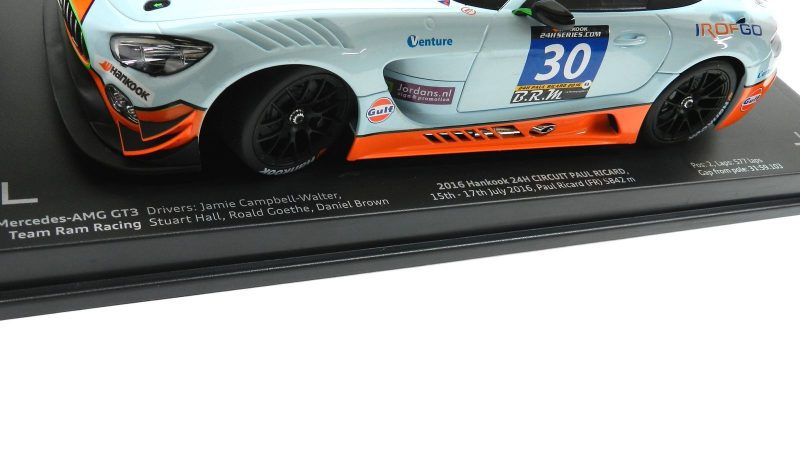 paragon models 1 18 2016 mercedes amg gt gt3 3412