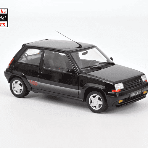 renault supercinq gt turbo 1989 black 1 18 3 0 75x