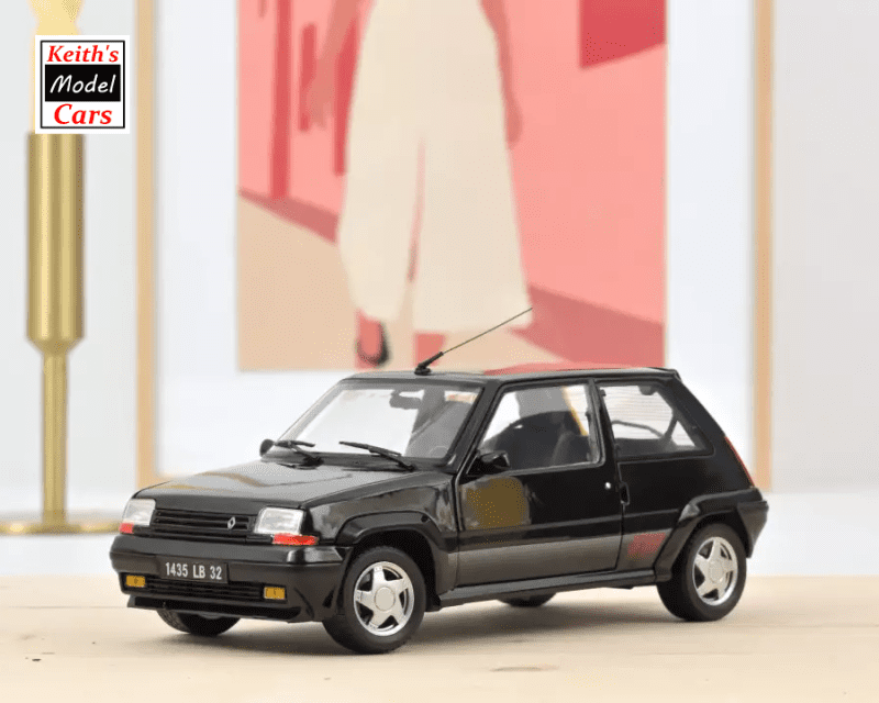 renault supercinq gt turbo 1989 black 1 18